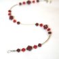 .925 Sterling Silver Siam Ruby Crystal Bracelet made with SWAROVSKI ELEMENTS