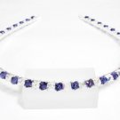 Alice Band Headband Bridesmaid Tiara Purple Crystal made with SWAROVSKI ELEMENTS