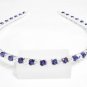Alice Band Headband Bridesmaid Tiara Purple Crystal made with SWAROVSKI ELEMENTS