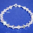 .925 Sterling Silver Crystal AB Bridal Bracelet made with SWAROVSKI ELEMENTS