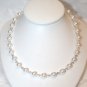 .925 Sterling Silver White Pearls Crystals Bracelet made with SWAROVSKI ELEMENTS