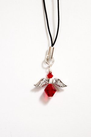 1x Crystal Angel Bag Mobile Charm 27 Colours Made With SWAROVSKI ELEMENTS