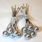 10 Wedding Bridal Prom Hair Pins Light Grey Pearl MADE WITH SWAROVSKI ELEMENTS