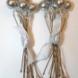 10 Wedding Bridal Prom Hair Pins Light Grey Pearl MADE WITH SWAROVSKI ELEMENTS