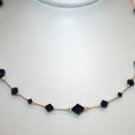 .925 Indigo Navy Crystals made with SWAROVSKI ELEMENTS