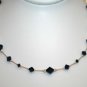 .925 Indigo Navy Crystals made with SWAROVSKI ELEMENTS