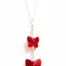 .925 Sterling Silver Butterfly Crystal Pendant made with SWAROVSKI ELEMENTS