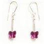 .925 Sterling Silver Crystal Butterfly Earrings made with SWAROVSKI ELEMENTS
