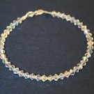 .925 Sterling Silver Crystals AB Handmade Bracelet made with SWAROVSKI ELEMENTS