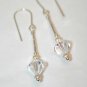 .925 Sterling Silver Crystals AB Handmade Necklace made with SWAROVSKI ELEMENTS