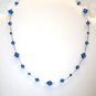 .925 Sterling Silver Bracelet Capri Blue made with SWAROVSKI ELEMENTS Crystals