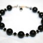 .925 Sterling Silver Navy Midnight Blue Pearls made with SWAROVSKI ELEMENTS