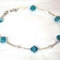 .925 Indicolite Crystals made with SWAROVSKI ELEMENTS