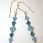 Aquamarine blue made with SWAROVSKI ELEMENTS crystals
