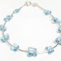 .925 Sterling Silver Pink Butterfly Bracelet made with SWAROVSKI ELEMENTS