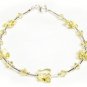 .925 Sterling Silver Bright Pink Butterfly Bracelet made with SWAROVSKI ELEMENTS
