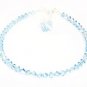 .925 Sterling Silver Aquamarine Crystals Butterfly made with SWAROVSKI ELEMENTS