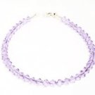 .925 Sterling Silver & Violet Crystals Bracelet made with SWAROVSKI ELEMENTS