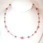 .925 Sterling Silver Rose Pink Crystal Bracelet made with SWAROVSKI ELEMENTS