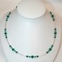 .925 Sterling Silver Earrings Emerald Green made with SWAROVSKI ELEMENTS