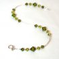 .925 Sterling Silver Olivine Green Crystals made with SWAROVSKI ELEMENTS