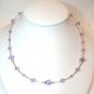 .925 Sterling Silver Violet Light Purple Earrings made with SWAROVSKI ELEMENT