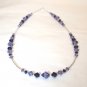 .925 Sterling Silver Purple Tanzanite Crystal Necklace made with SWAROVSKI ELEMENTS