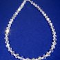 .925 Sterling Silver Crystal AB Bridal Necklace made with SWAROVSKI ELEMENTS 6mm