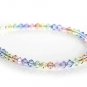 No2 Handmade Pastel Rainbow 4mm Crystals Bracelet made with SWAROVSKI ELEMENTS