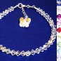 Handmade Sparkly Crystal Butterfly Charm Bracelet made with SWAROVSKI ELEMENTS
