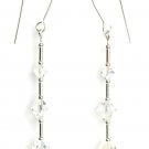 Long Drop Sparkly Crystal AB Dangly Earrings Made With SWAROVSKI ELEMENTS 468s