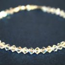 made with SWAROVSKI ELEMENTS Crystal AB Handmade Bridal Bridesmaid Bracelet 4mms