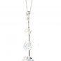 Handmade Crystal AB Sparkly Pendant Necklace Made With SWAROVSKI ELEMENTS 1086