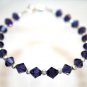 6ms Sterling Silver Purple Velvet Crystal Bracelet made with SWAROVSKI ELEMENTS