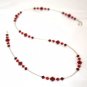 Handmade 5 Bead Sparkly Siam Ruby Red Crystals made with SWAROVSKI ELEMENTS