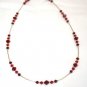 Handmade 5 Bead Sparkly Siam Ruby Red Crystals made with SWAROVSKI ELEMENTS