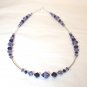 Handmade Purple Tanzanite Crystal Sparkly Necklace made with SWAROVSKI ELEMENTS
