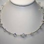 Pretty Sparkly Crystals AB Handmade Bridal Necklace made with SWAROVSKI ELEMENTS