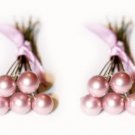 Bridal Prom Ball 10 Hair Pins 8mm Dusky Rose Pearl made with SWAROVSKI ELEMENTS