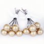 Bridal Ball 10 Hair Pins 8mm Vintage Gold Pearls made with SWAROVSKI ELEMENTS