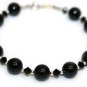 Black Pearl Bracelet made with SWAROVSKI ELEMENTS Crystals Handmade