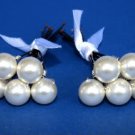 made with SWAROVSKI ELEMENTS 10 Hair Pins 8mm Cream Pearl Bridal Bridesmaids