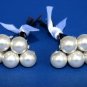 made with SWAROVSKI ELEMENTS 10 Hair Pins 8mm Cream Pearl Bridal Bridesmaids