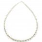 Pearl Crystal Bridal Necklace Made With SWAROVSKI ELEMENTS 4mm