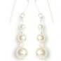 Handmade Cream Pearl Crystal Drop Earrings made with SWAROVSKI ELEMENTS 468