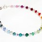 .925 Sterling Silver Rainbow Crystals AB Bracelet made with SWAROVSKI ELEMENTS
