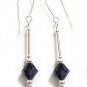 Blue Crystal Earrings made with SWAROVSKI ELEMENTS 8mm