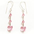 Crystal Butterfly Earrings made with SWAROVSKI ELEMENTS 844
