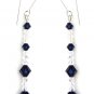 Handmade Long Dangly Sparkly Crystal Earrings Made With SWAROVSKI ELEMENTS 2