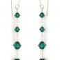 Handmade Long Dangly Sparkly Crystal Earrings Made With SWAROVSKI ELEMENTS 1